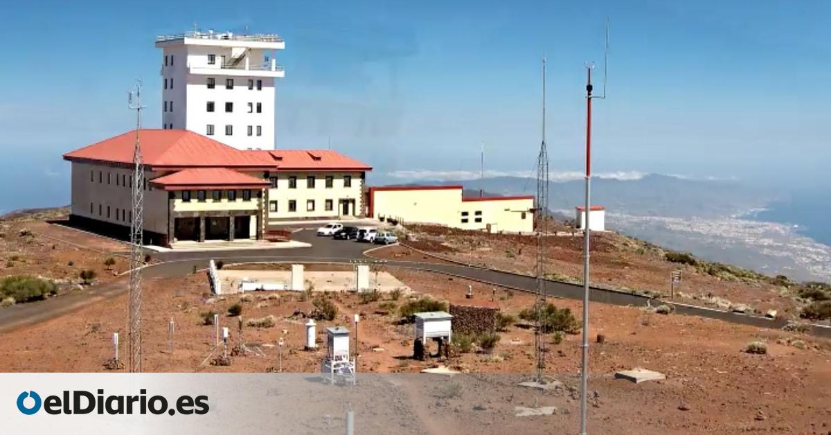 Rachas de viento de hasta 131 km/h en Izaña, donde se registran las segundas mayores precipitaciones del país