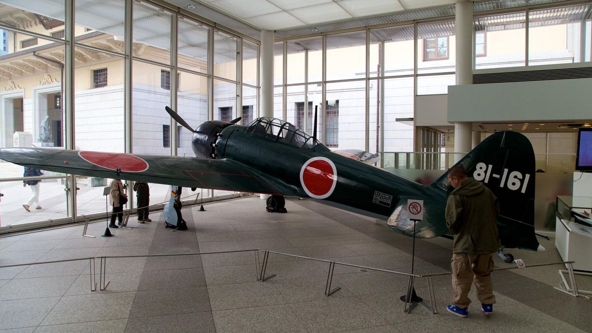 Mítico Zero en el Museo Yakusan.