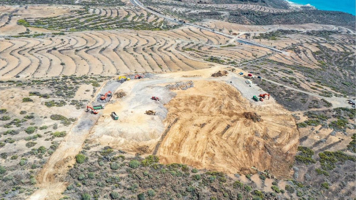 Impacto ambiental de las obras de Cuna del Alma en mayo de 2022.