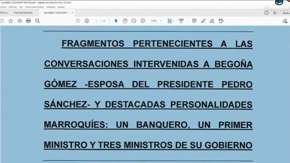 Fragmento de las falsas conversaciones difundidas por Royuela en YouTube