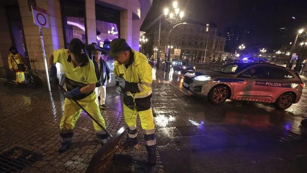 Bilbao cifra en 200 los percances causados por la tromba de agua del sábado, con inundaciones y balsas