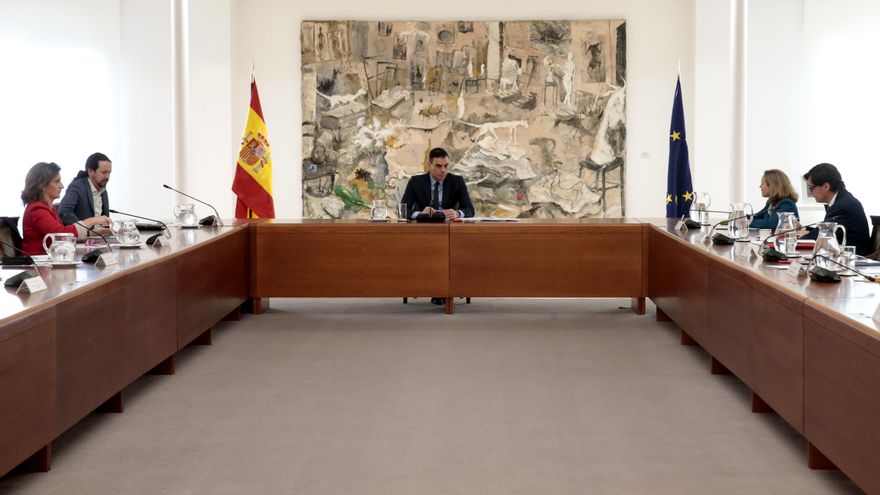 El presidente del Gobierno, Pedro Sánchez, preside la reunión del Comité Técnico de Gestión del COVID-19.