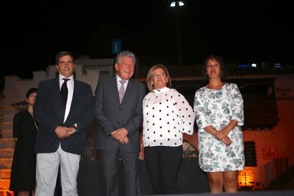 Javier Doreste, Pedro Quevedo, Inmaculada Medina y Mercedes Sanz. (ALEJANDRO RAMOS)