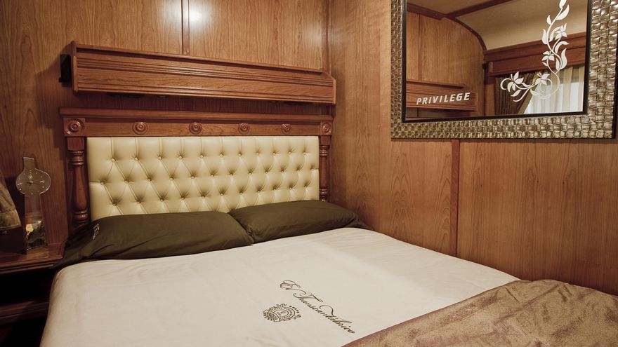 Detalle de una de las suite del transcantábrico