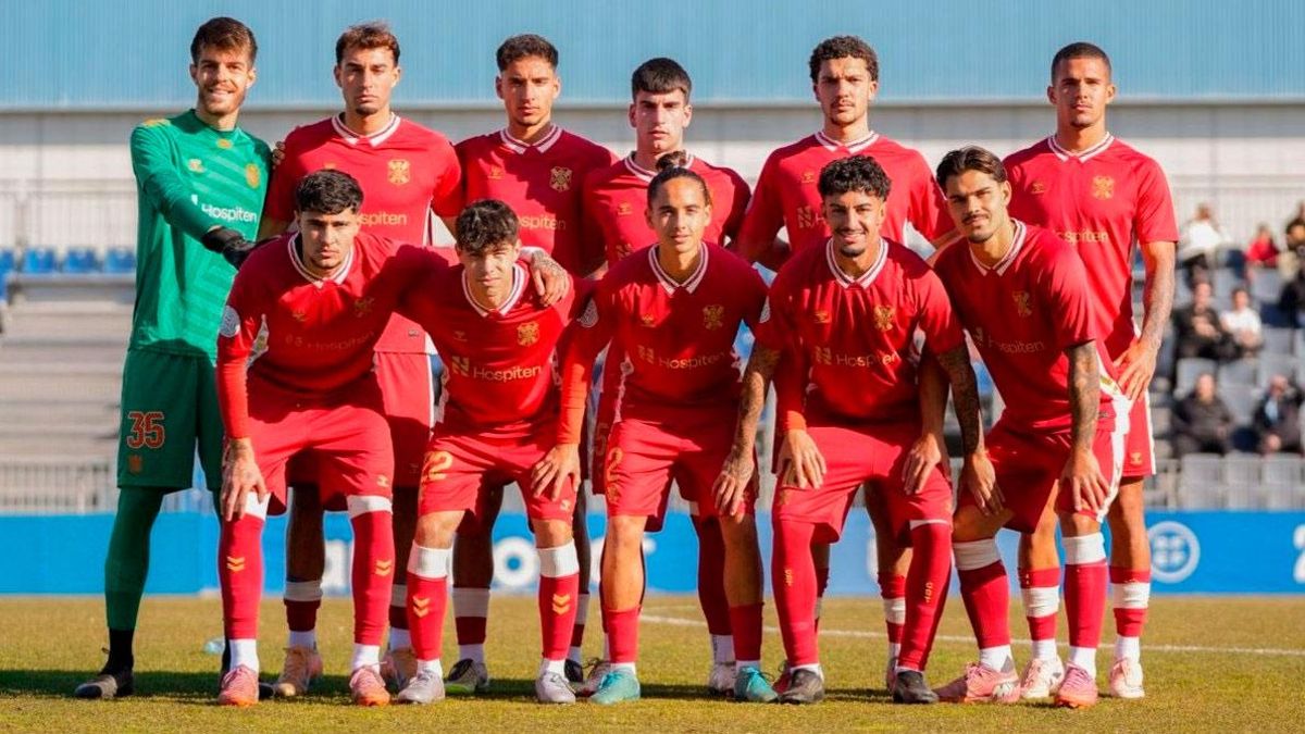 El Tenerife B cede un empate en Fuenlabrada jugando en superioridad