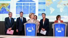 Reunión en Bruselas para analizar la situación del coronavirus.