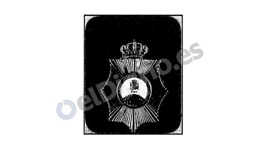 Placa emblema falsa