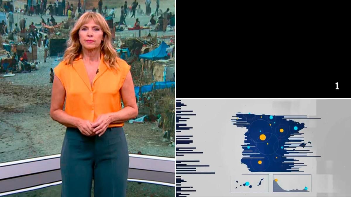 El Telediario de Alejandra Herranz se va a negro en Catalunya y RTVE reacciona ante el fallo de continuidad