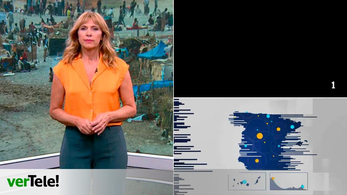 El Telediario de Alejandra Herranz se va a negro en Catalunya y RTVE reacciona ante el fallo de continuidad