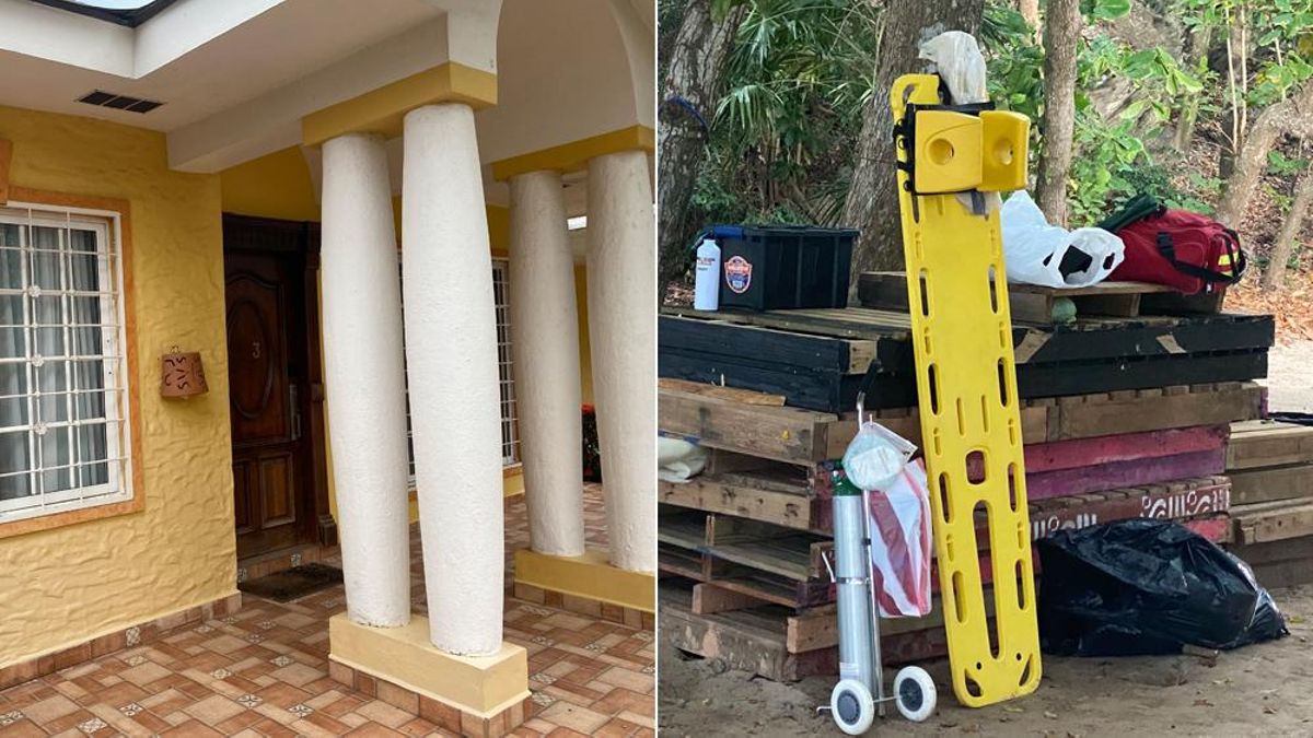 La villa del Doc en el hotel del equipo de 'Supervivientes' y su material médico en playa