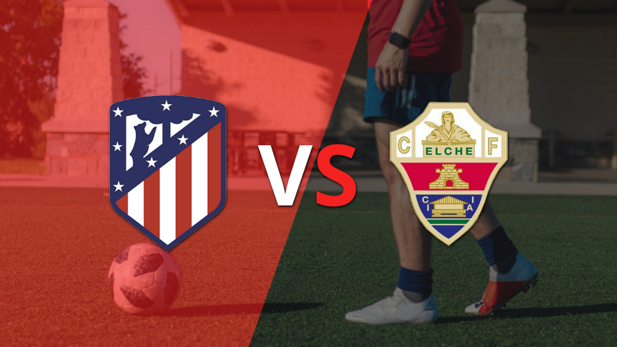 Atlético de Madrid y Elche se reparten los puntos y empatan 1-1