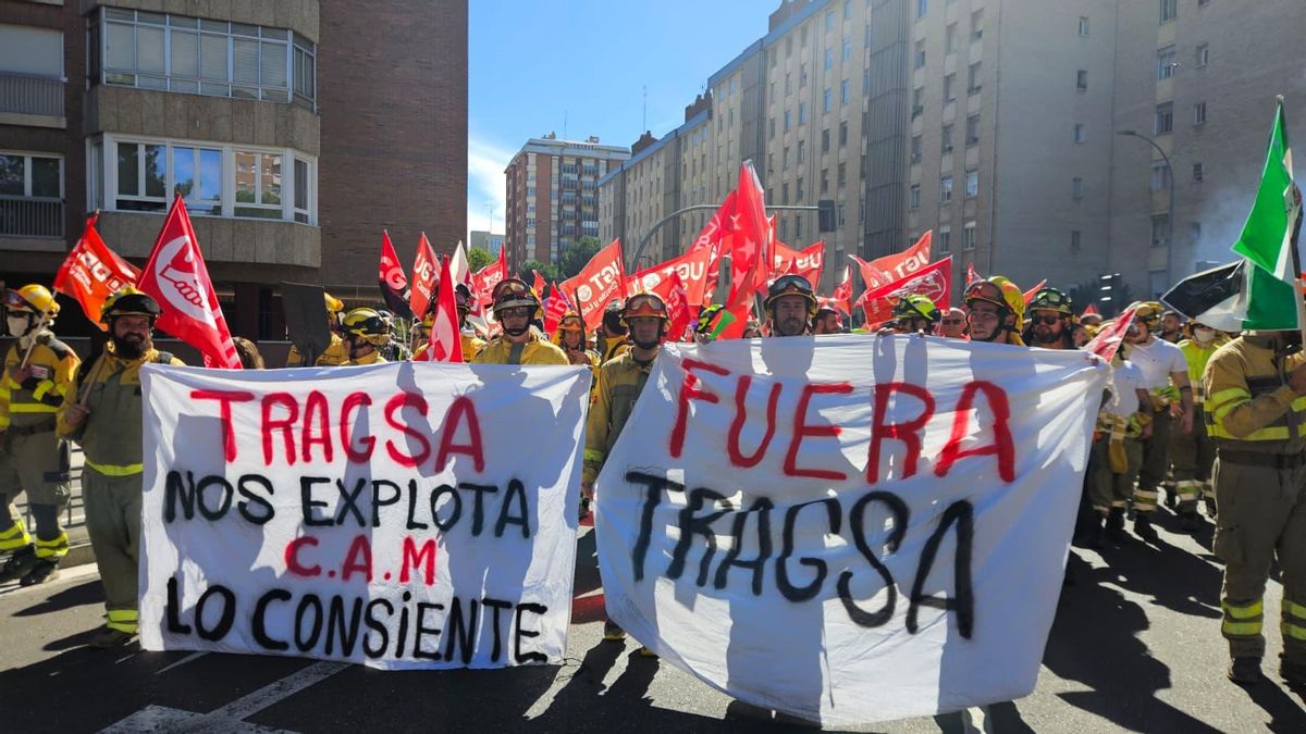 Bomberos forestales denuncian precariedad laboral