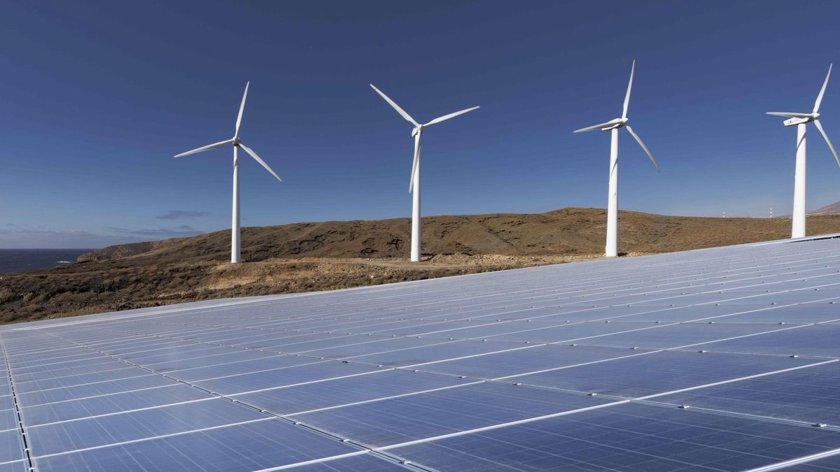 Imagen de archivo de un parque de energías renovables