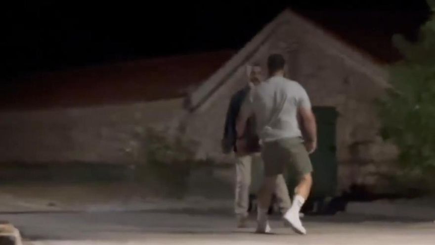 Captura agresión Román Cuesta.