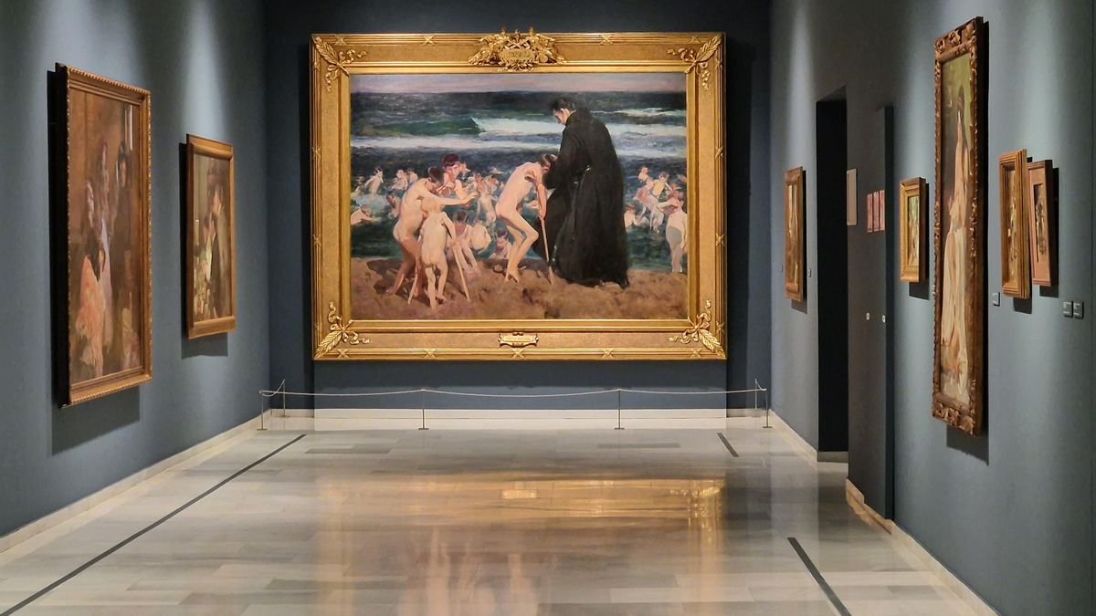 Triste herencia (1899),  Joaquín Sorolla. Fundación Bancaja / Museo Sorolla.
