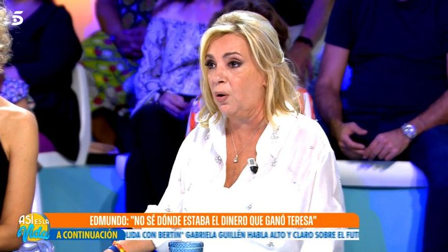 Tensión entre Carmen Borrego y Antonio Montero por Edmundo: "Pregúntale a la directora, y yo abandono"