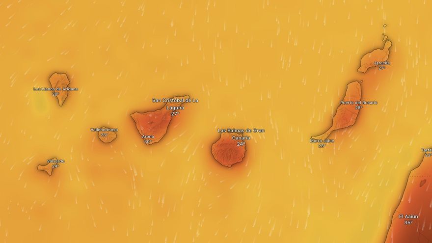 Nuevos avisos amarillos y naranjas en Canarias