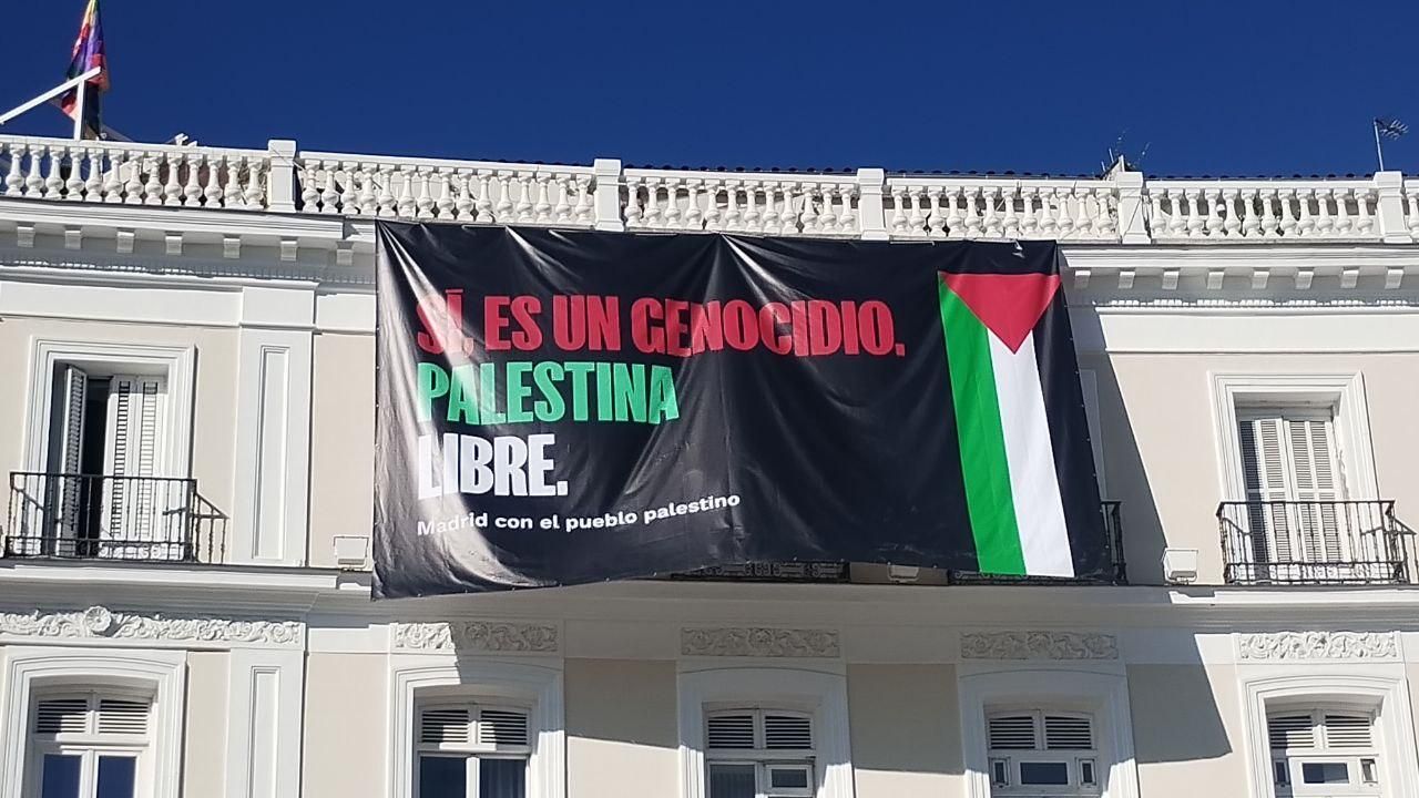 Las protestas contra el genocidio en Gaza que han cancelado la etapa final de La Vuelta, en imágenes
