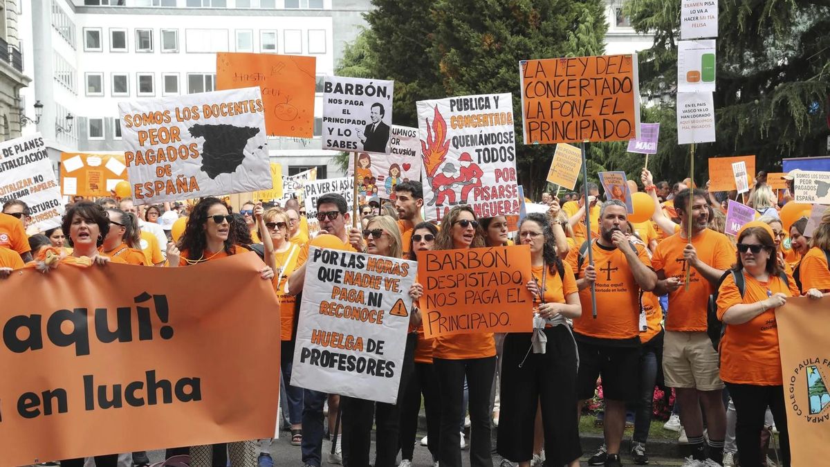 La educación concertada en Asturias se moviliza a las puertas del inicio de curso y el Principado lanza su última oferta