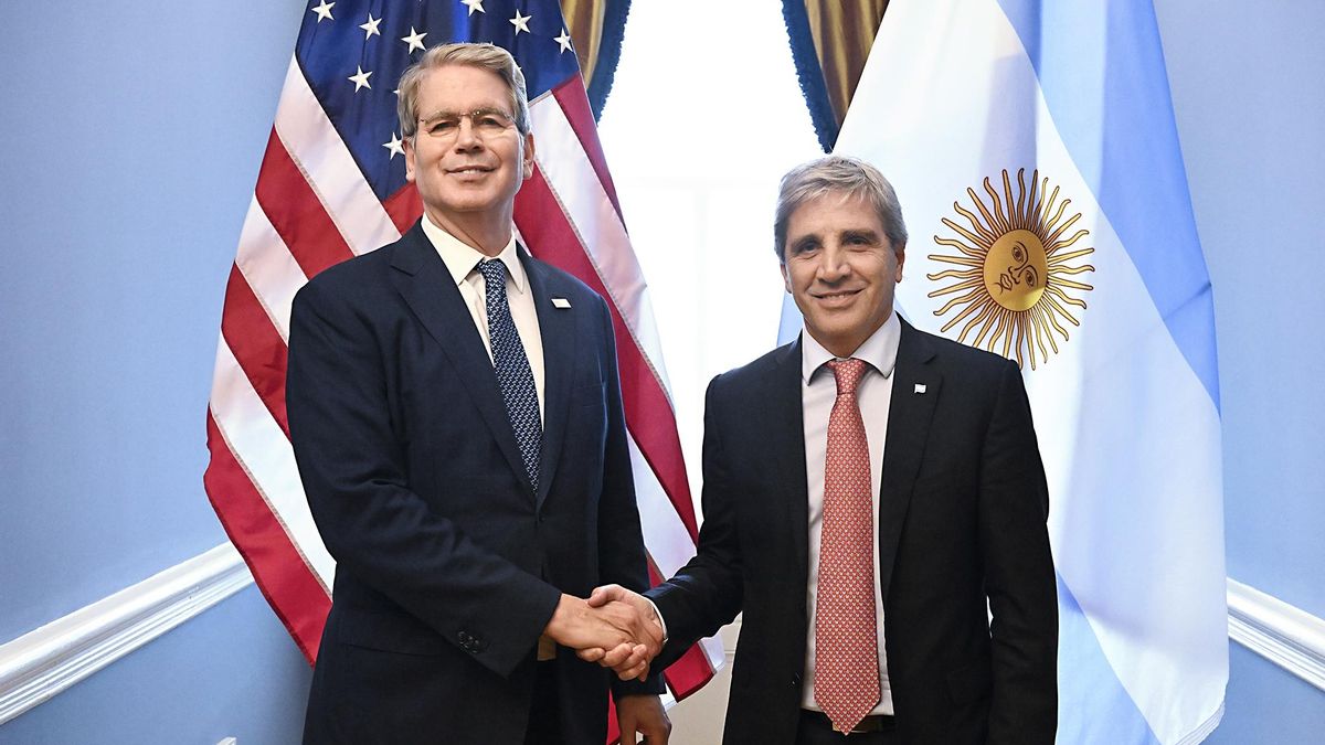 Scott Bessent y Luis Caputo