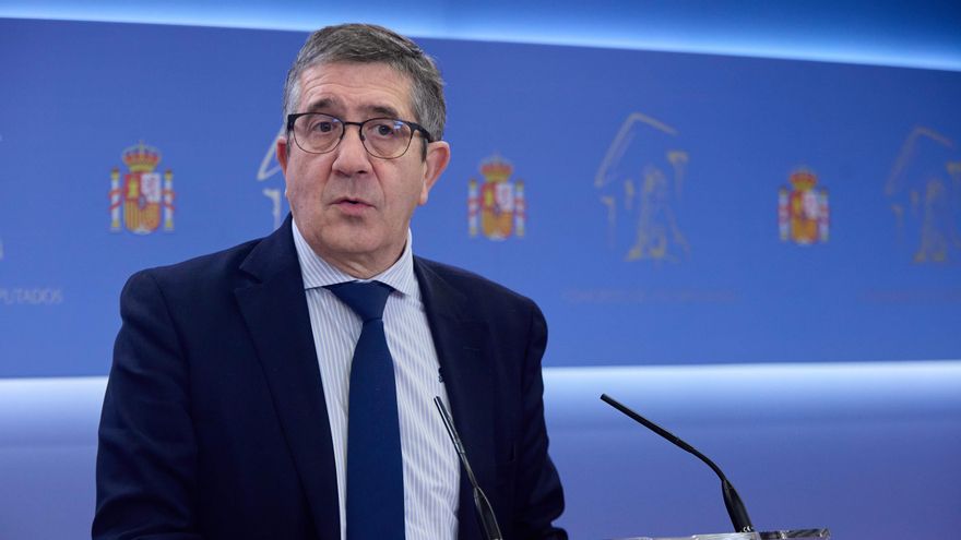 El portavoz del PSOE en el Congreso, Patxi López.