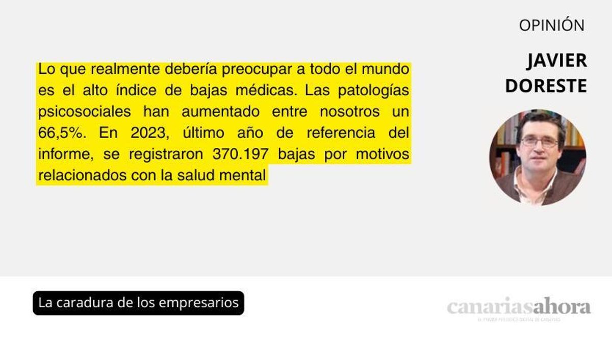 La caradura de los empresarios