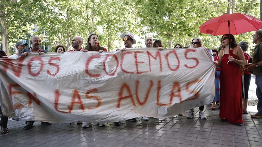 Los ayuntamientos madrileños que luchan contra el calor en las aulas y llegan donde no lo hace el Gobierno de Ayuso