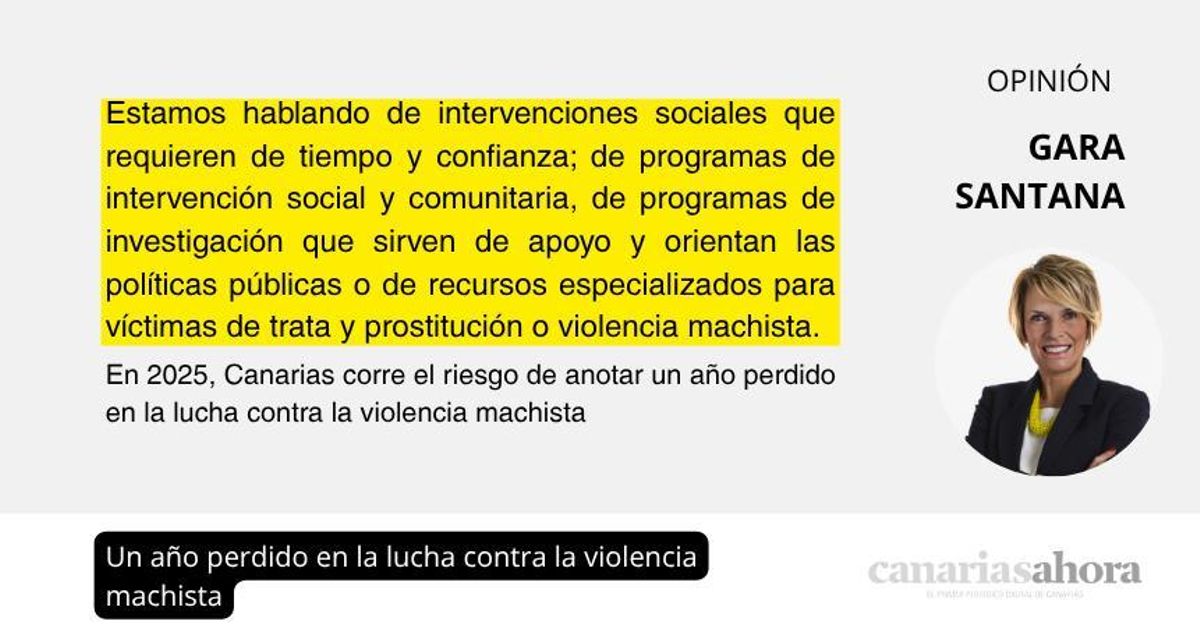 Un año perdido en la lucha contra la violencia machista