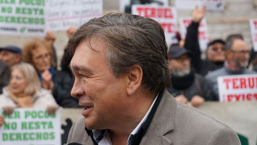 Archivo - El diputado de Teruel Existe al Congreso, Tomás Guitarte.