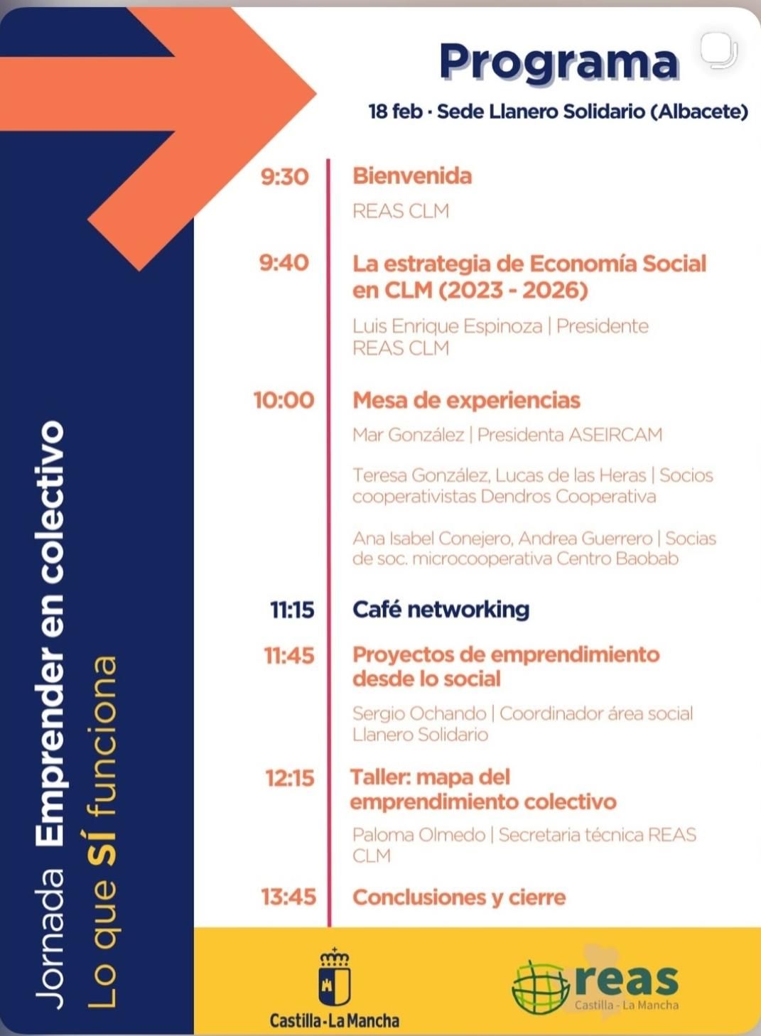 Jornada de emprendimiento colectivo organizada por REAS en Albacete