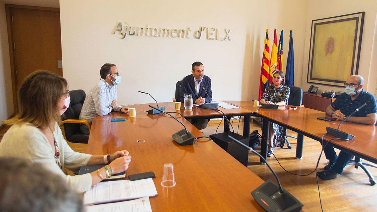 El equipo de gobierno de Elche.