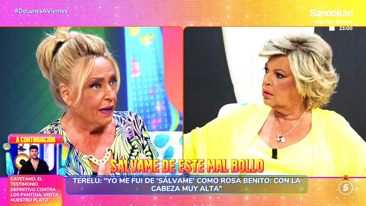 Lydia Lozano niega que Terelu Campos dejara 'Sálvame' "con la cabeza alta": "Fue por la puerta de atrás. Nos vetaron"