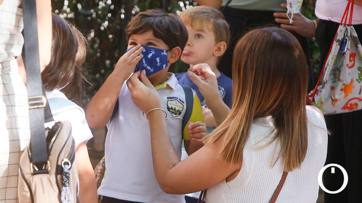 Primer día de colegio en el colegio Cronista Rey Díaz