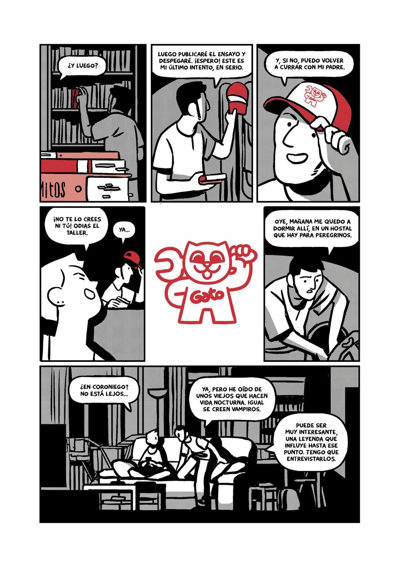 'Encarna viva', el último cómic de Javi de Castro, editado por Astiberri, rompe con el mito de vampiros jóvenes y condenados e introduce el vampirismo en la tercera edad. 