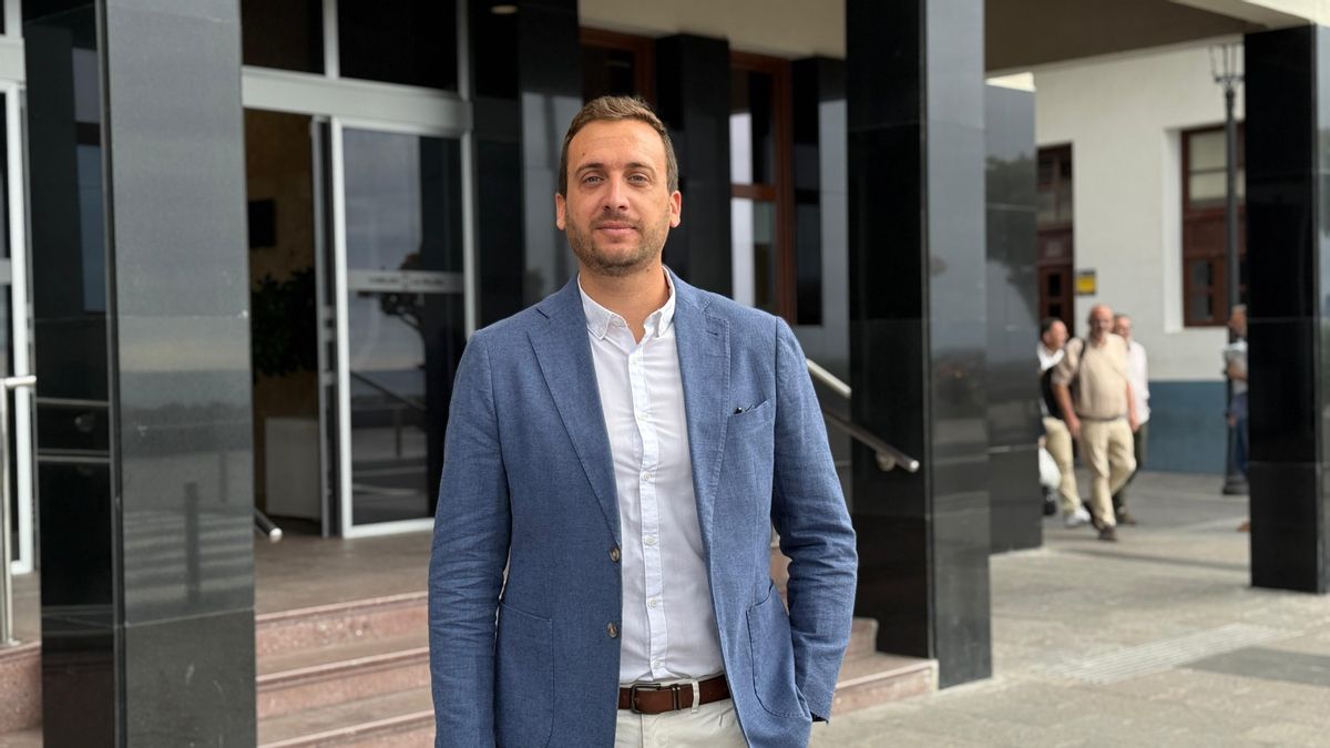 Miguel Perdigón, consejero del Grupo Popular  del Cabildo de La Palma.