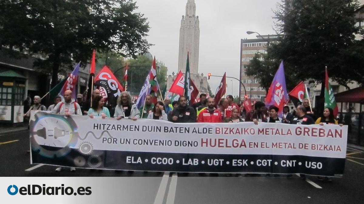 Siete sindicatos confirman las huelgas en el Metal de Bizkaia en junio ...