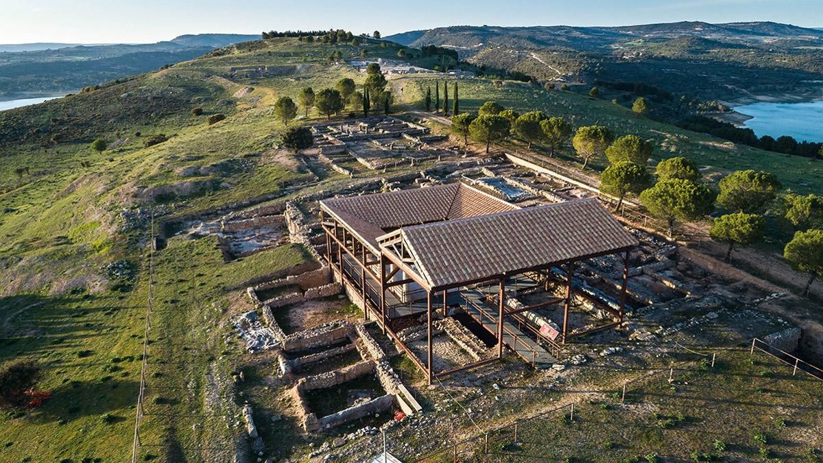 Domus del médico en el yacimiento de Ercávica (Cuenca)