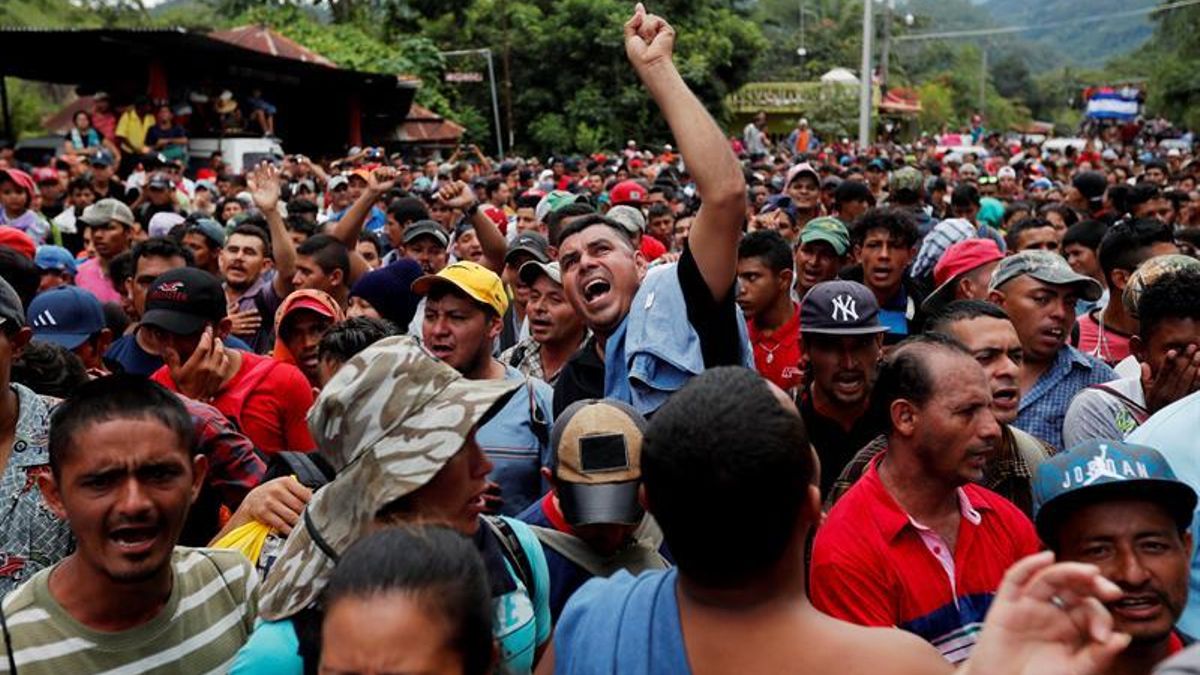 FOTOS | De Honduras a EEUU: un mes de caravana migrante en imágenes