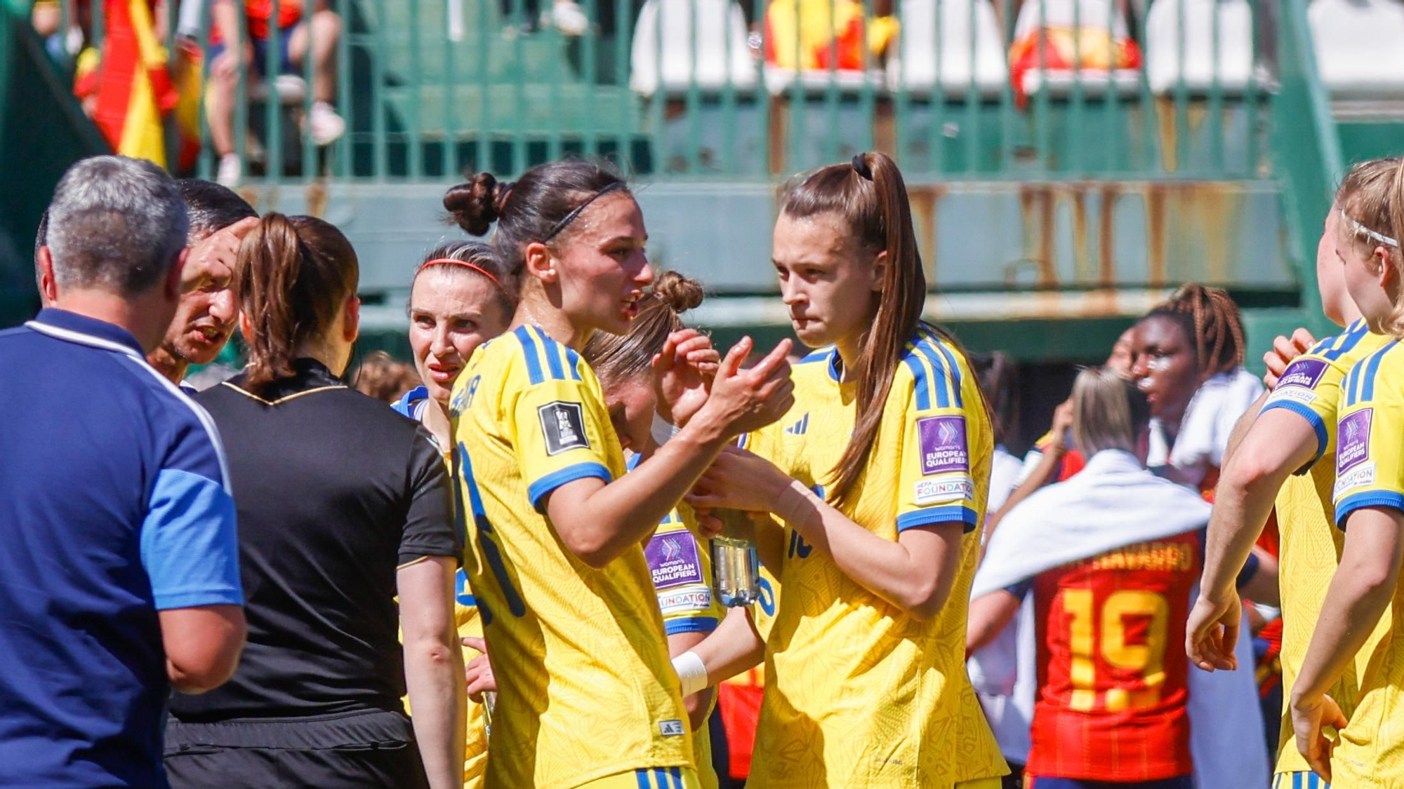 El partido de la selección femenina España - Ucrania