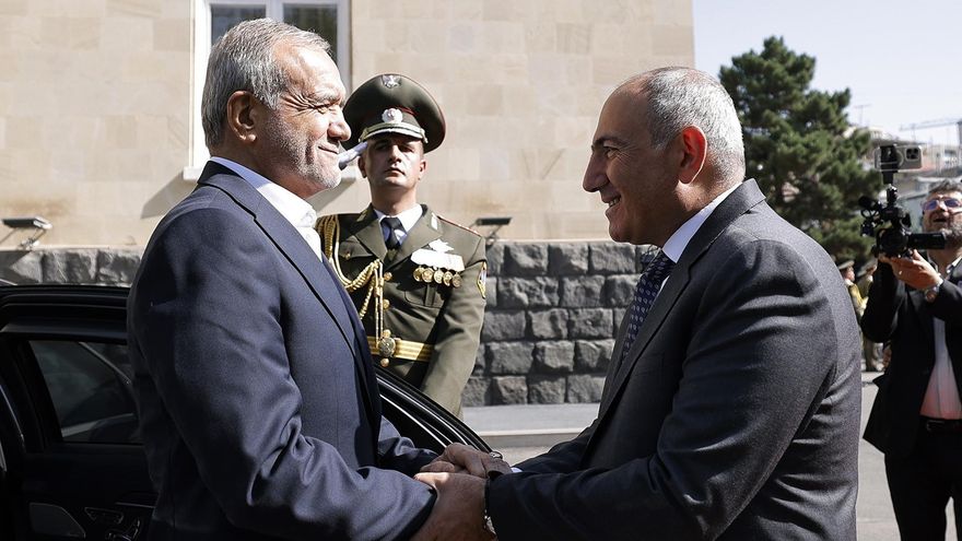 Pashinián asegura a Irán que Armenia garantizará la seguridad del 'corredor de Trump'