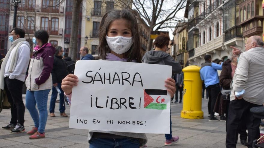 Concentración en defensa del Sáhara en Toledo