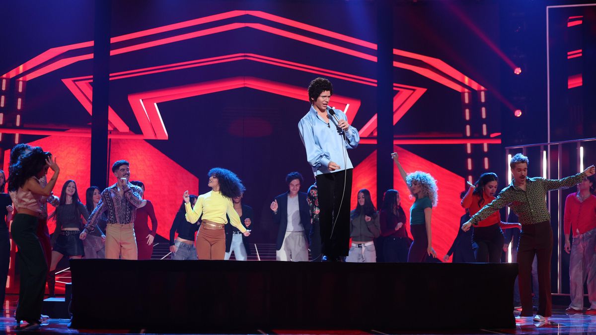 Martín Savi, en la gala 2 de 'Tu cara me suena 13'