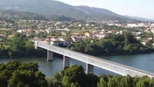 Puente internacional entre Tui (Galicia) y Valença do Minho