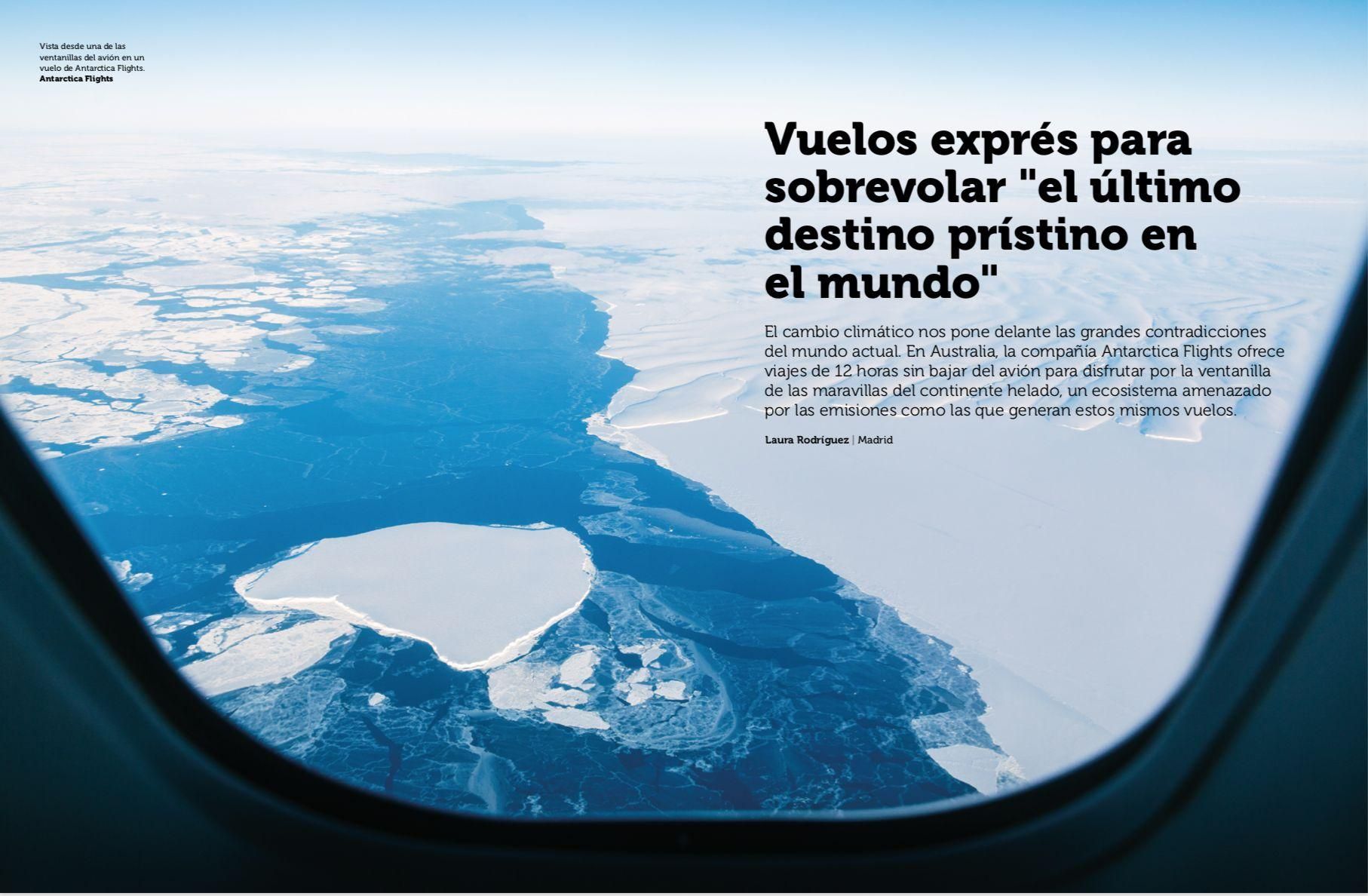 Vuelos exprés para sobrevolar el "último destino prístino en el mundo"