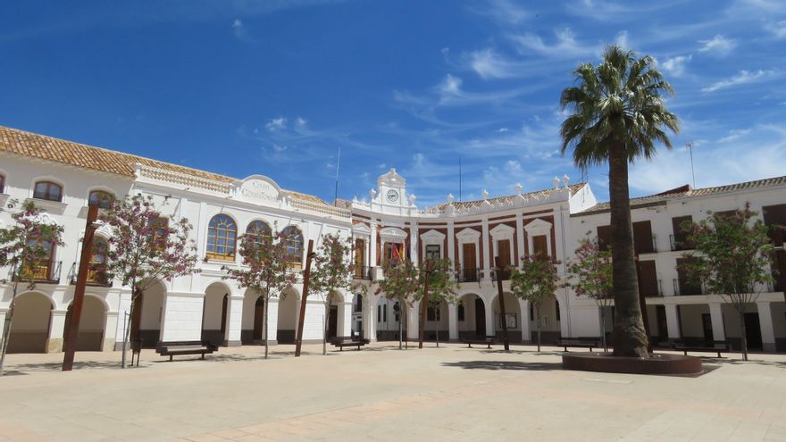 Plaza del Ayuntamiento en Manzanares (Ciudad Real
