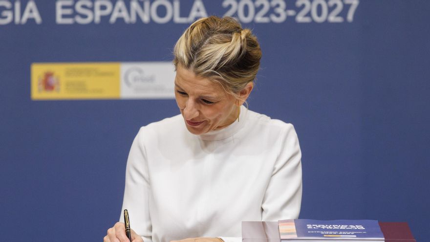 La vicepresidenta segunda y ministra de Trabajo y Economía Social, Yolanda Díaz.