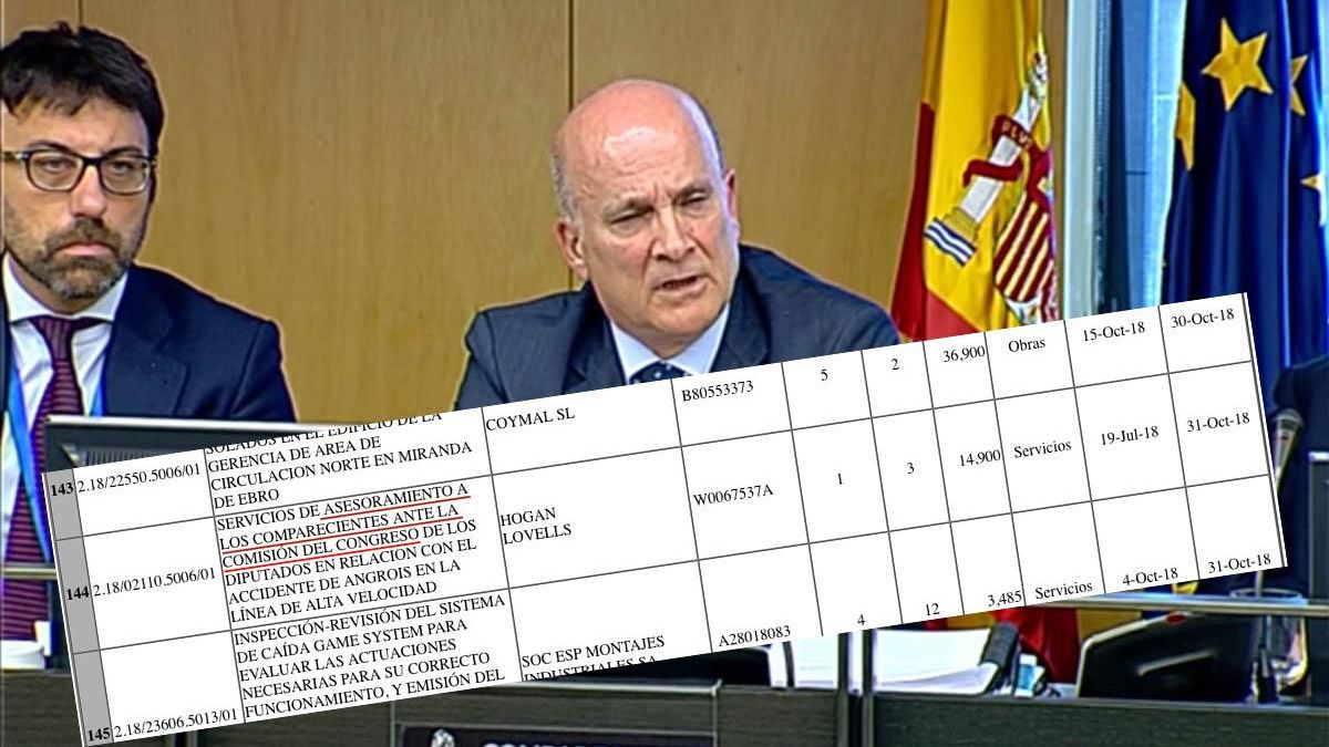 Adif gastó 14.900 euros en "asesorar" a los comparecientes en la comisión de investigación sobre el Alvia