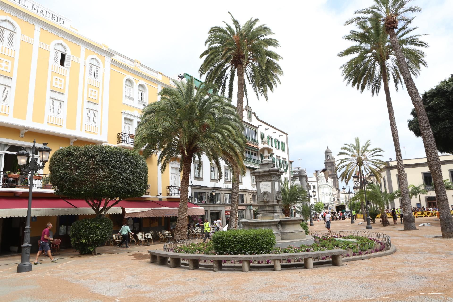 La capital grancanaria se convierte en Casablanca para el rodaje de 'Allied' (Alejandro Ramos)