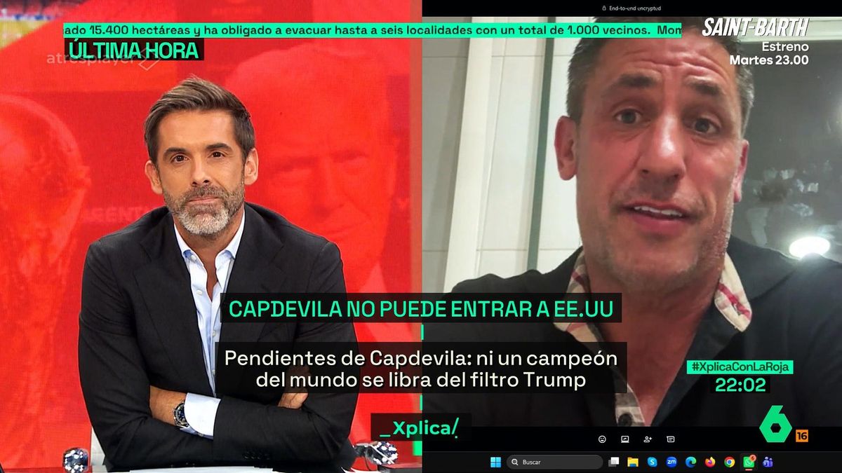 Joan Capdevila explica en laSexta por qué no podrá asistir a la final del Mundial: "Los americanos van a su ritmo"