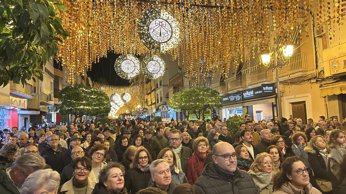 La iluminación navideña de Ximénez en Puente Genil.